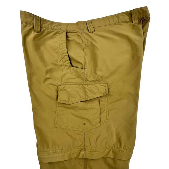 Mountain Khakis Tan Cargo Zip Off Convertible Pants - Picture 12 of 16